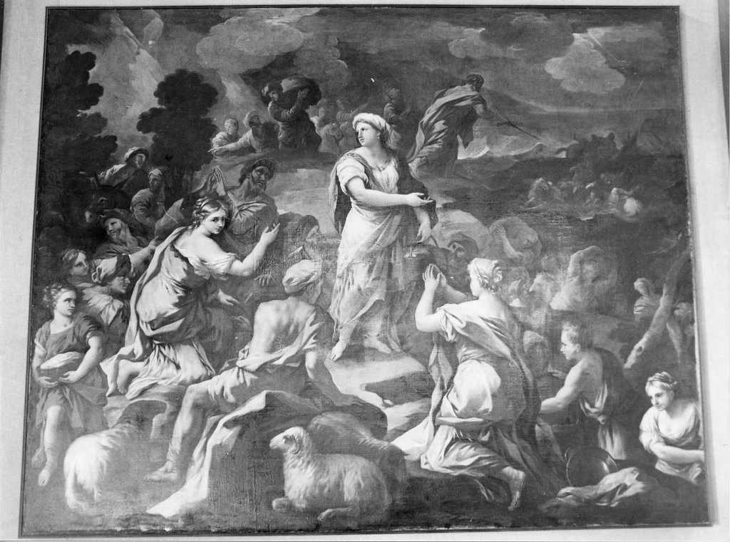 Maria che riceve doni dal popolo ebraico - L'Aquila